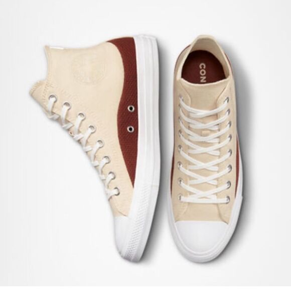 Converse Chuck Taylor All Star Craft Mix Retro Hightop Sneaker Shoes Size 12 - Picture 8 of 13